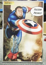 Captain America custom art